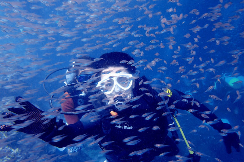 Onna Village Blue Cave Diving and Snorkeling Experience in Okinawa - The beginner scuba option