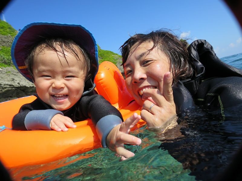Onna Village Blue Cave Kids Snorkeling (Ages 1 and up OK) (Unlimited Photos & Videos, Free Parking & Shower) - A Blue Cave outing designed around small children