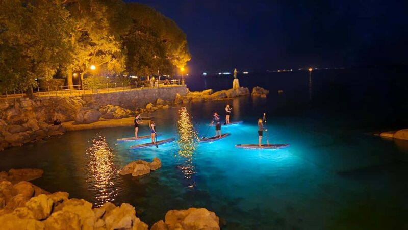 Opatija: Guided SUP Paddleboarding Adventure at Night - A Nighttime Paddle in Opatija: What to Expect