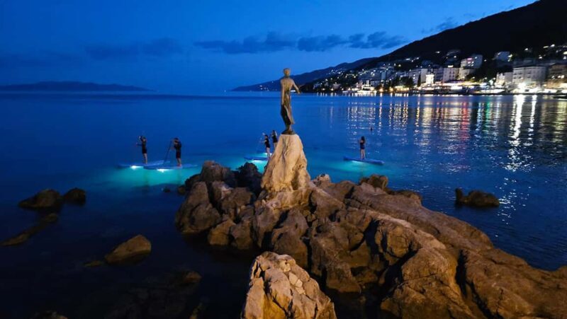 Opatija: Guided SUP Paddleboarding Adventure at Night - Practical Details and Tips