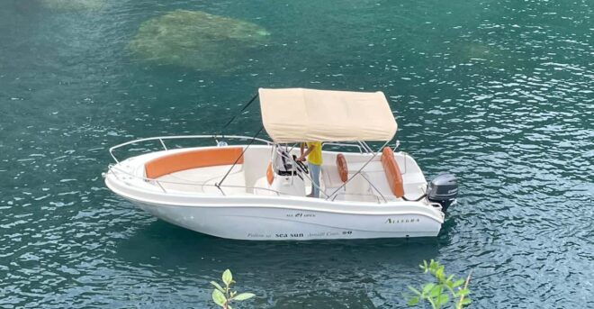 Open Motorboat Rental Allegra 21 Amalfi Coast - Itinerary and Experience
