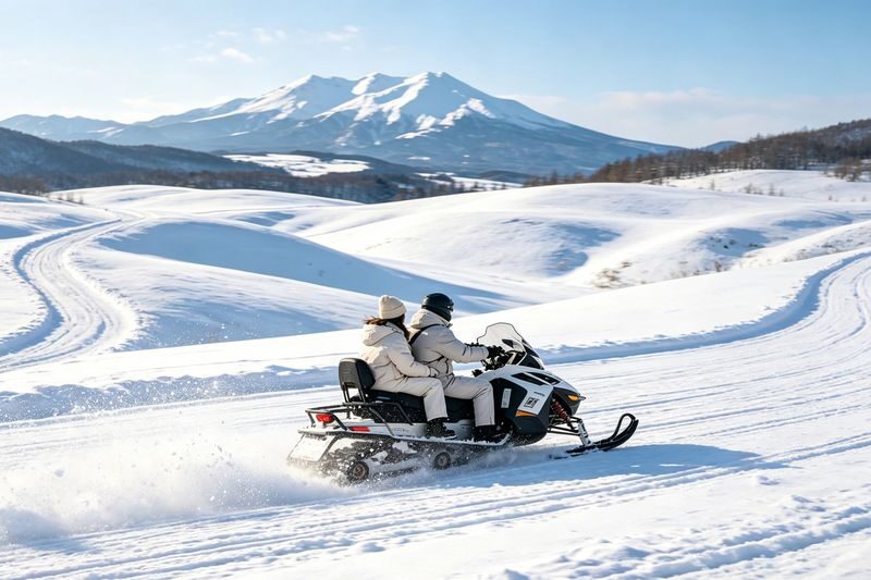 Optional Snowmobile | Hokkaido Winter Day Tour | Asahiyama Zoo Penguin Walk & Ningle Terrace Illumination | Multiple Routes Available - Shikisai-no-Oka in changing seasons