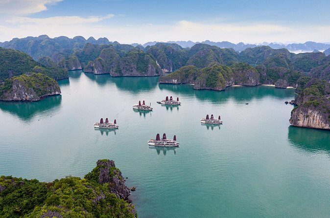 Orchid Trendy Cruise Halong Bay 2 Days/1 Night 5 Star Cruises - The Experience of Comfort and Authenticity