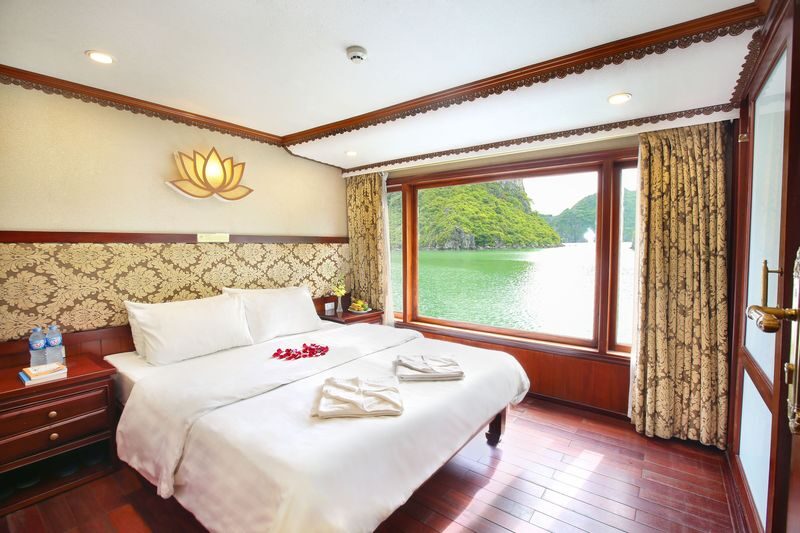 Oriental Sails 2D1N Cruise: Ha Long Bay, Sung Sot, Ti Top - Hanoi transfer or Ha Long departure