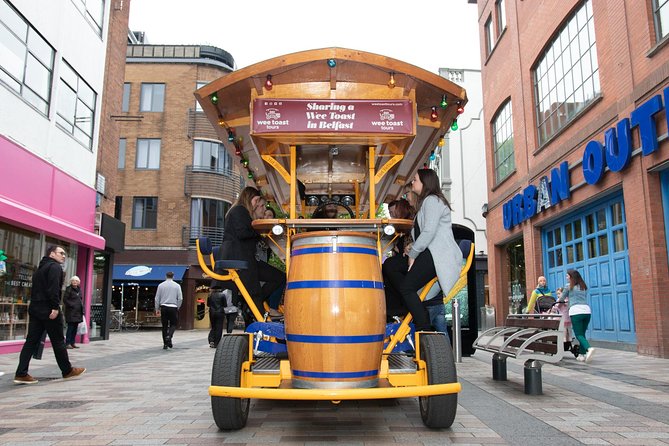 Original Belfast Group Party Bike - Wee Toast Tours - Directions