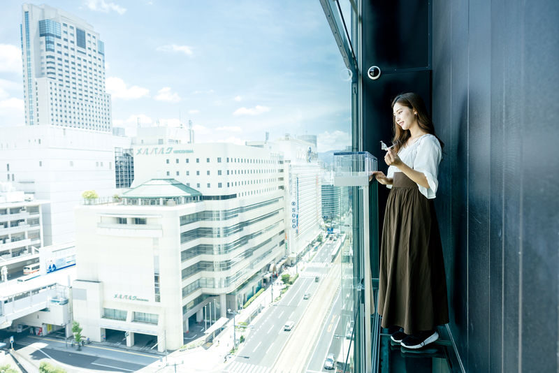 Orizuru Tower Admission Ticket in Hiroshima - Take a pause on the open-air rooftop