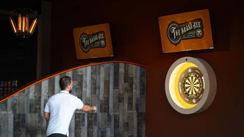 Orlando: The Brass Axe - Axe Throwing & Digital Darts - What is The Brass Axe Experience?