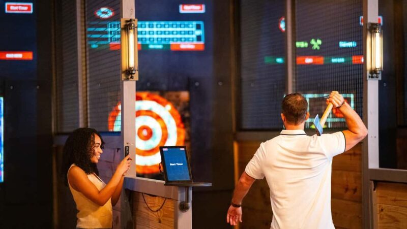 Orlando: The Brass Axe - Axe Throwing & Digital Darts - Digital Darts: A Futuristic Spin on a Classic Game
