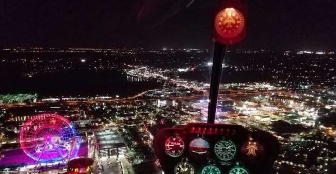 Orlando: Theme Parks at Night Helicopter Flight - Full Description
