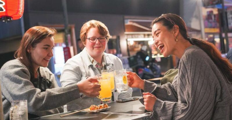 Osaka: Bar Hopping Night Tour in Namba (3 Bars and 6 Tastes) - Good To Know