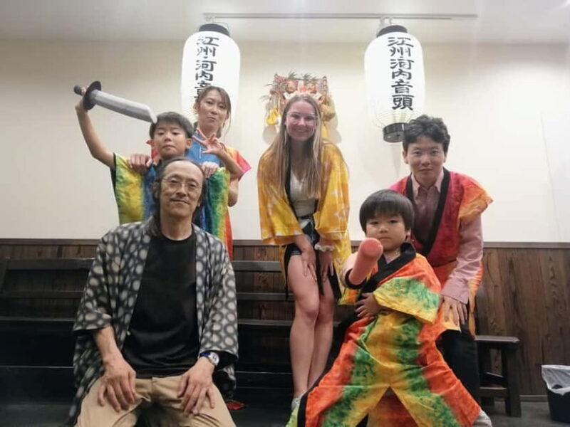 Osaka: Bon Odori Dance Class with Drink - The Experience Provider: Ebisuza
