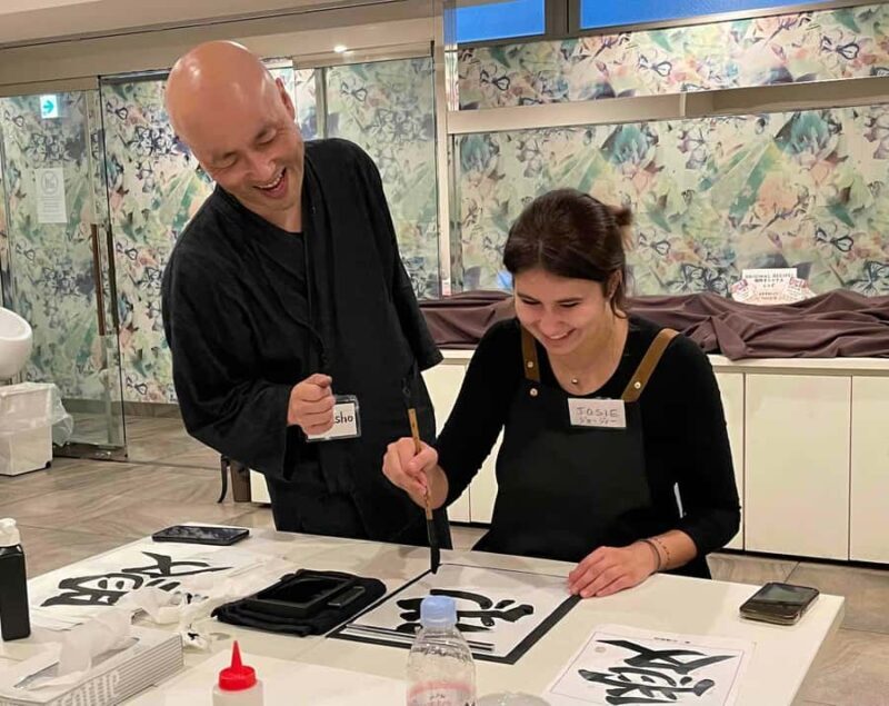 Osaka: Calligraphy Workshop with Tea and Sweets - Good To Know