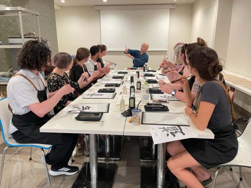 Osaka: Calligraphy Workshop with Tea and Sweets - Osaka: Calligraphy Workshop with Tea and Sweets — A Beautiful Cultural Encounter