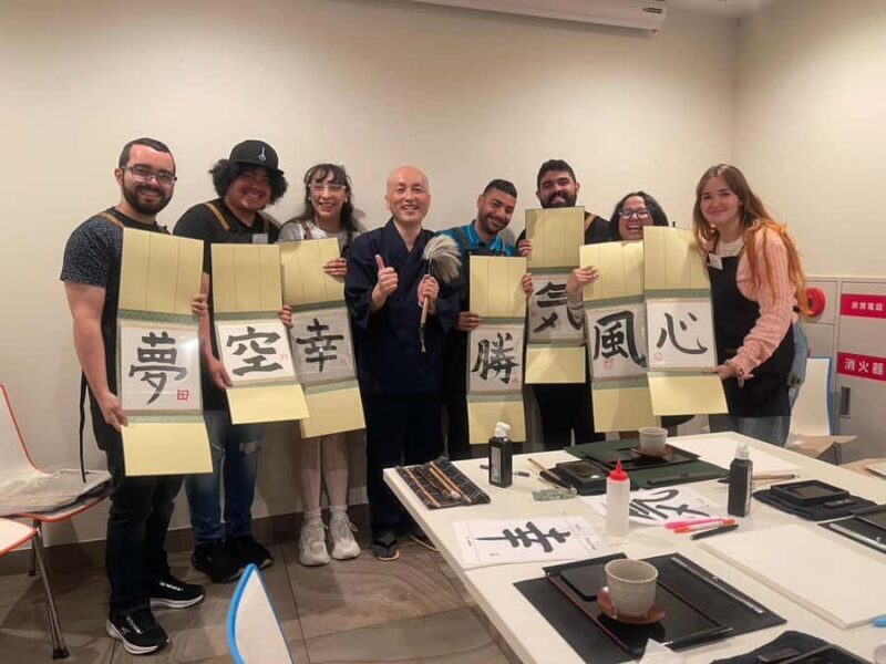 Osaka: Calligraphy Workshop with Tea and Sweets - Good To Know  