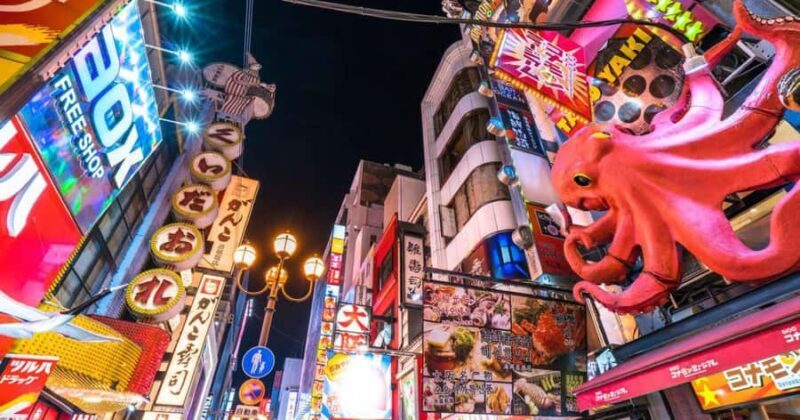 Osaka: Castle Tour, Dotonbori Food Walk & Sumo Dinner Show - A Day in Osaka: What to Expect