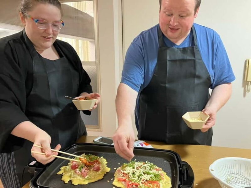 Osaka : Cooking Class Okonomiyaki & Takoyaki course in Nanba - Good To Know
