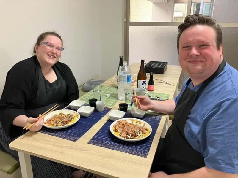 Osaka : Cooking Class Okonomiyaki & Takoyaki course in Nanba - Good To Know