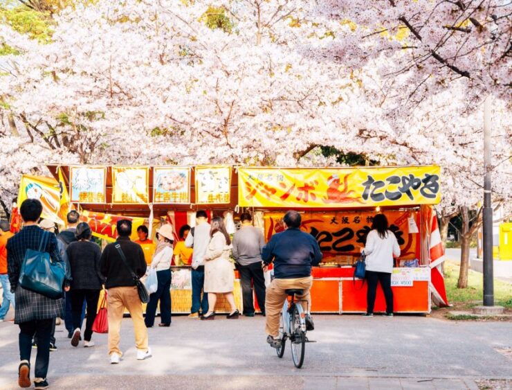 Osaka: Daytime Cherry Blossom and Food Tour - Sakura Season in Osaka