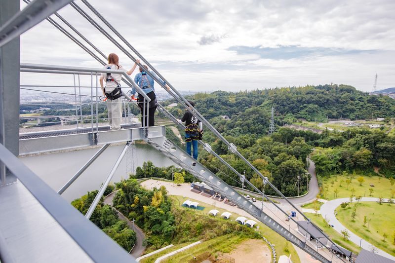 Osaka GODA BRIDGE: Suspension Bridge & 60m Adventure Experience - How the 90-minute visit unfolds