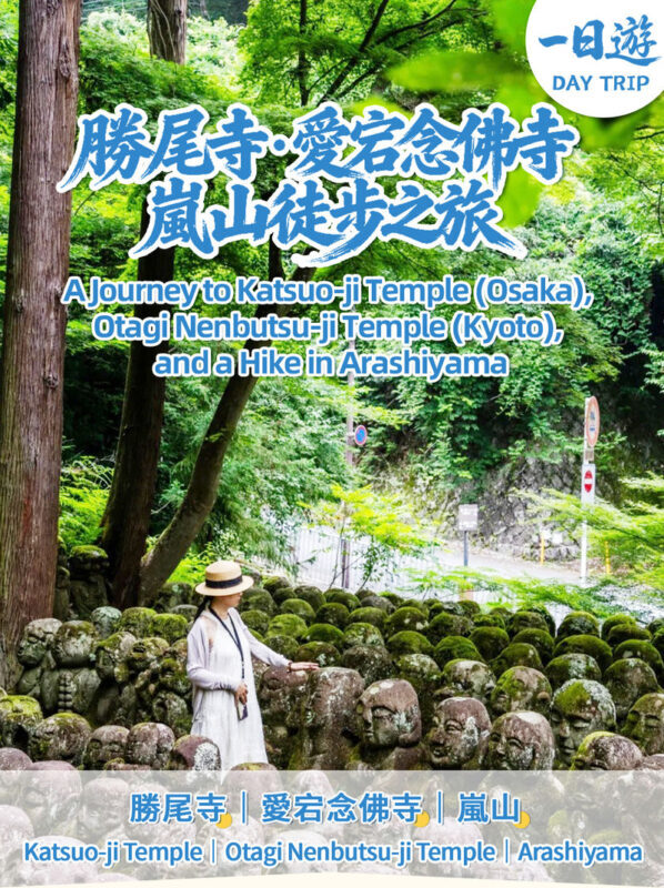 Osaka Katsuoji Temple and Arashiyama Full-Day Guided Tour - A full day from Osaka to the Kyoto foothills