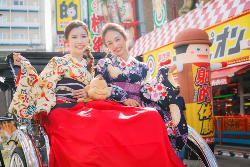 Osaka: Kimono Rental and Rickshaw Ride in Shinsekai - Good To Know