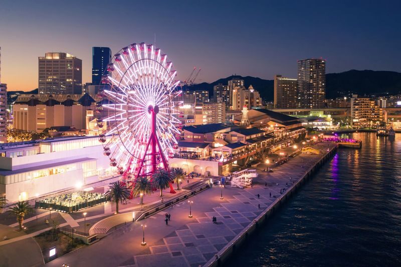 Osaka Kobe Suma Seaworld & Rokko Garden Terrace Full-Day Tour with Night View - Rokko Garden Terrace: Kobe from the heights