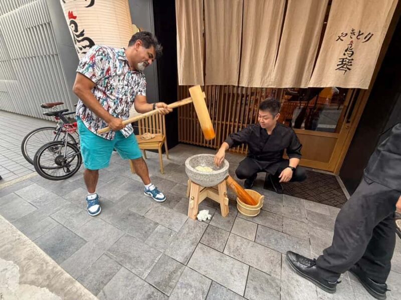 Osaka: Mochi-Making Experience with Yakitori Meal - An In-Depth Look at the Experience