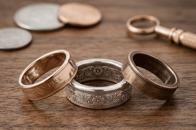 Osaka: Original Ring Making Workshop Using Vintage Coins - A good fit for couples, families and curious makers