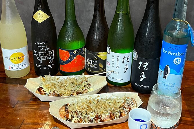 Osaka SAKE Tasting With Takoyaki DIY - Activity Overview