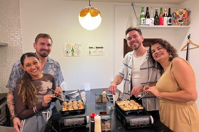 Osaka SAKE Tasting With Takoyaki DIY - The Joys of Customizing Takoyaki