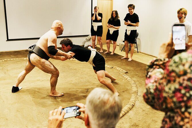 Osaka Sumo Experience with Live Show and Audience Challenge - What You Can Expect from the Tour