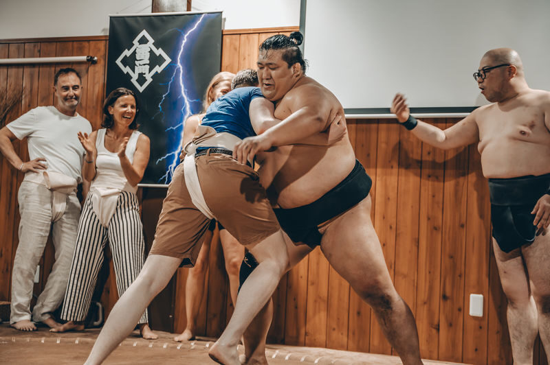 Osaka: Sumo Show & Challenge + Sumo-styled Breakfast 8:30AM - Breakfast sets the tone