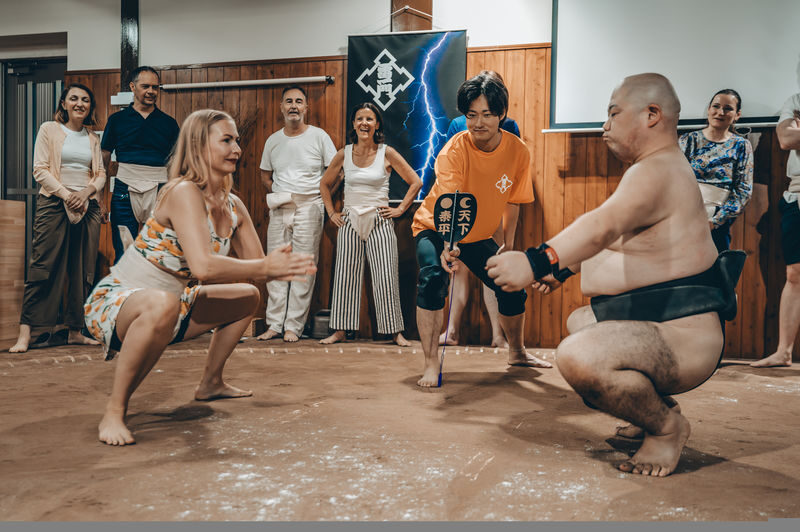 Osaka: Sumo Show & Challenge + Sumo-styled Breakfast 8:30AM - Getting to Imamiya and planning the morning