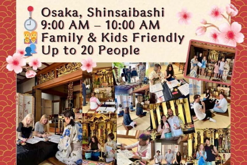 Osaka: Temple Tour and Traditional Calligraphy Lesson - Good To Know