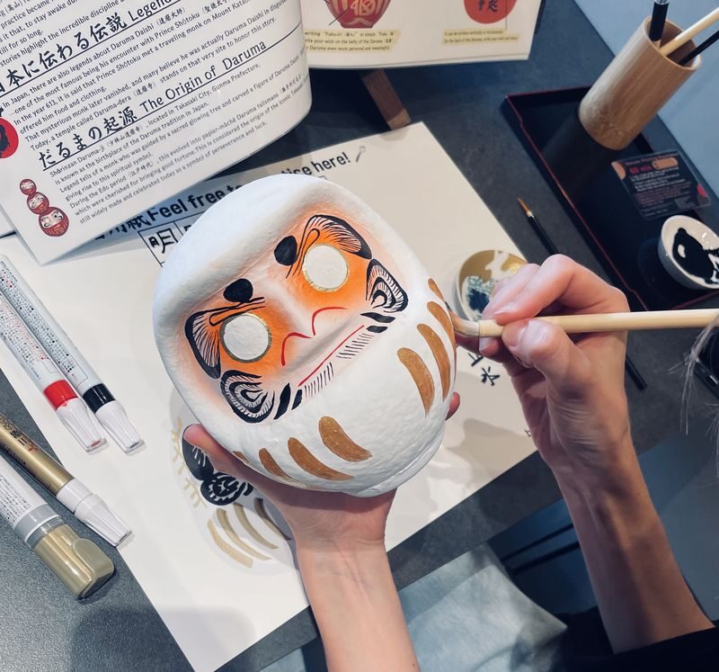 Osaka: Traditional Daruma Art: Paint Your Own Lucky Charm - At a glance