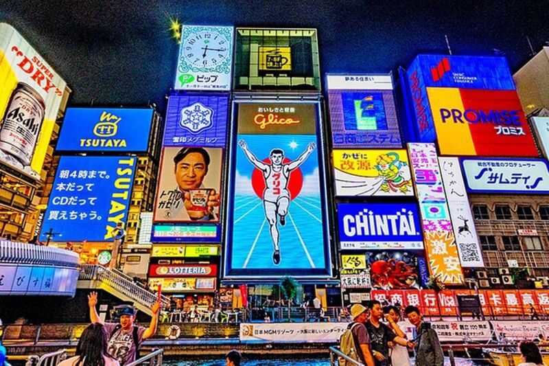 Osaka Walking Tour with Dotonbori River Cruise - The Glico sign is more than a photo stop