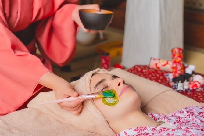 Osaka Zen Matcha facial pack & head spa at the temple - Discovering the Osaka Zen Matcha Facial & Head Spa at a Traditional Temple