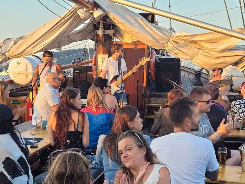 Oslo Fjord Evening Live Rock music cruise with Shrimp buffet - An Authentic Sailing Experience with a Modern Twist