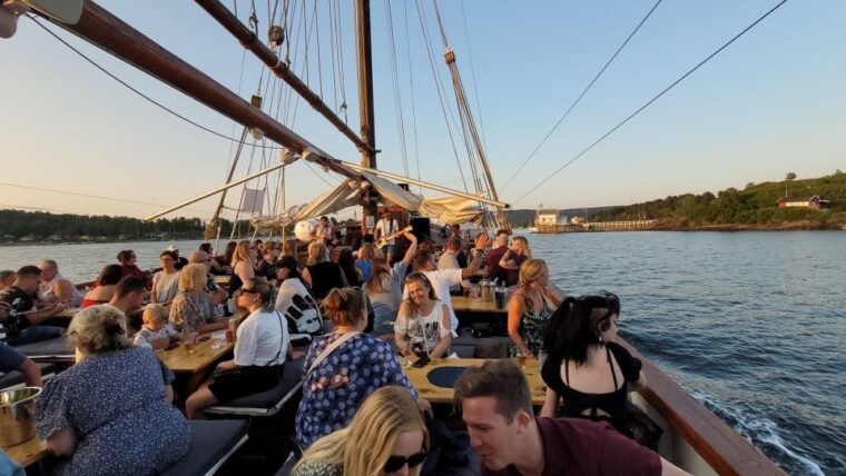 Oslo Fjord Evening Live Rock music cruise with Shrimp buffet - The Sum Up