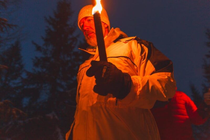 Oslo: Snowy Forest Torchlight Walk with Campfire - The Torchlight Walk: A Gentle Nighttime Stroll