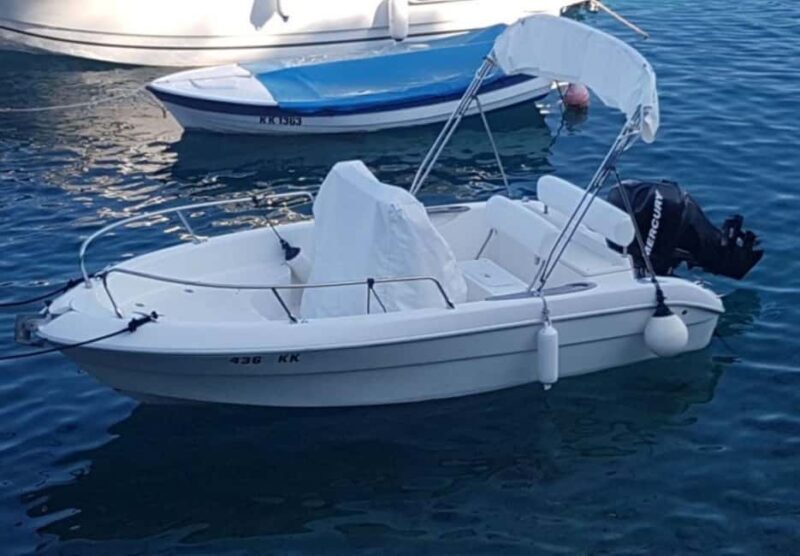 Otok Krk: Boat rentals in Pinezii - PRIMUS 17 60hp - Exploring the Krk Coast with the Primus 17 Boat
