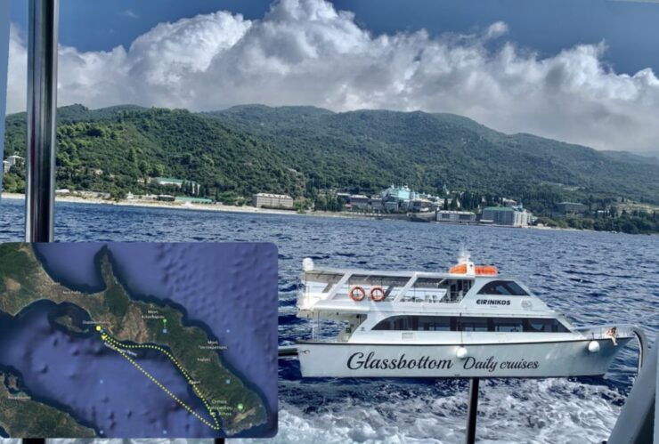 Ouranoupoli: Mount Athos Sightseeing Glass-Bottom Boat Tour - Tour Highlights
