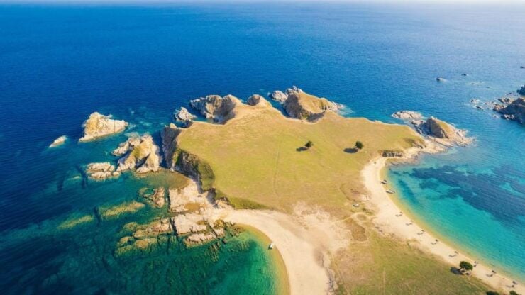 Ouranoupoli: Sea Kayaking Drenia Islands Private Day Tour - Itinerary