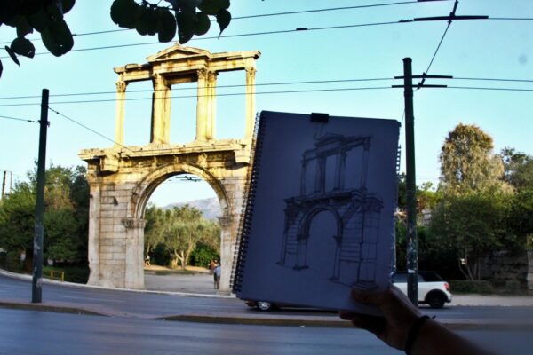 Outdoor Drawing Class in the Old Center of Athens - Booking Process