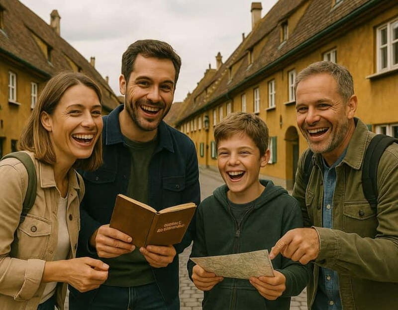 Outdoor Escape Game with puzzle backpack Augsburg: The Merchant's Seal - Exploring Augsburg Through an Outdoor Puzzle Adventure