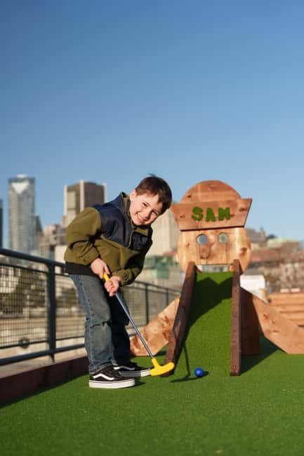 Outdoor mini golf in Montreal - Who Will Love This?