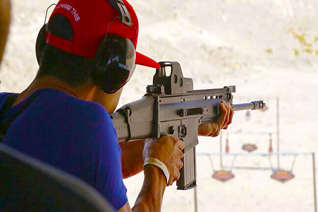 Outdoor Shooting Experience at Adrenaline Mountain Las Vegas - Add-ons, targets, and the range setting