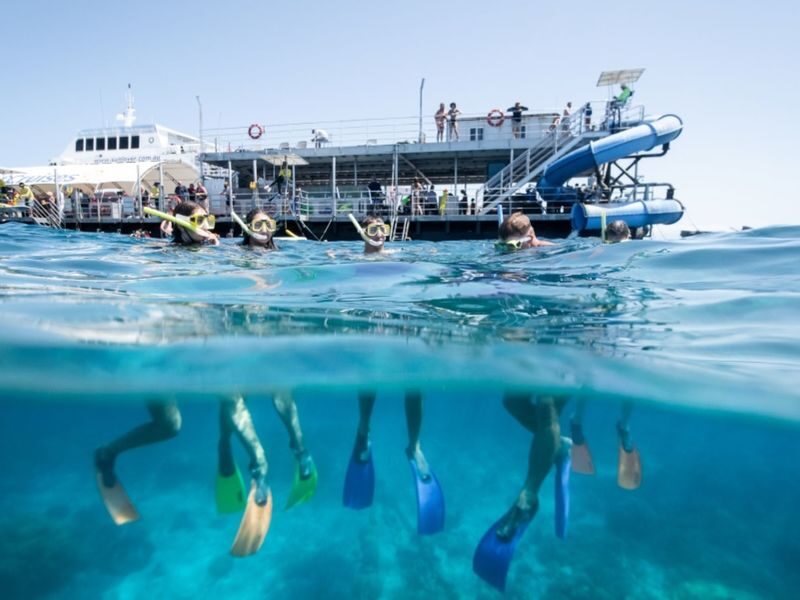 Outer Reef Pontoon Full Day Tour at Moore Reef - Lunch, the timetable and the time you really have