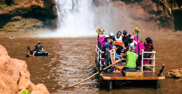Ouzoud Waterfall: 1-Day Marrakech Escape" - Exciting Boat Cruise Experience