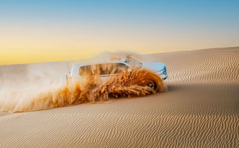 Overnight Desert Safari & Camp Experience - The drive from Abu Dhabi sets the day in motion